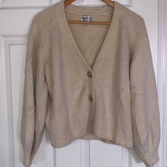 Princess Polly - MERLO CARDIGAN CREAM - Picture 3 of 5
